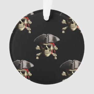 Crâne et chapeau de pirate