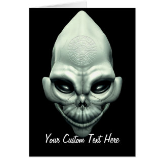 Crâne extraterrestre étranger martien d'espace