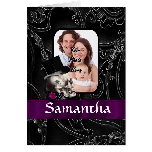 Crâne gothique de tatouage (Devant)