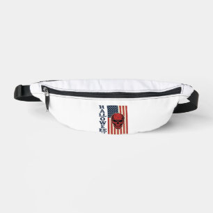 Crâne Halloween Patriotique Vintage Drapeau Épouva
