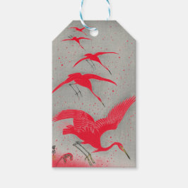 CRANE JAPANESE-DRUCKENMarkierung Geschenkanhänger