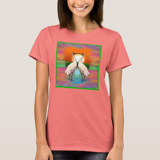 Crane Liebe Shirt (Vorderseite)