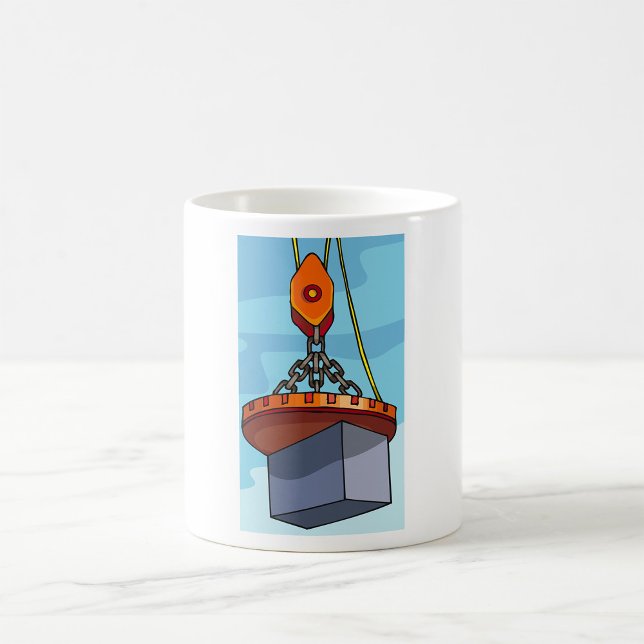 Crane Lifting Kaffeetasse (Von Creator hochgeladen)
