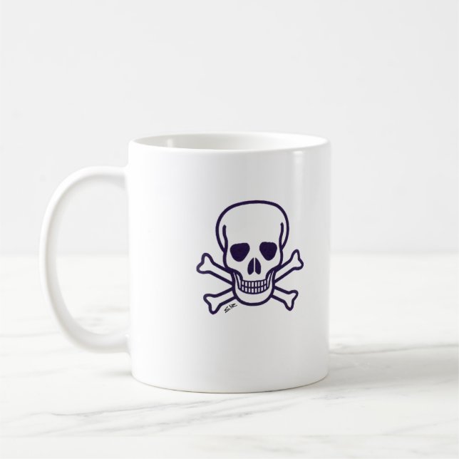 Crâne n Bones mug (Gauche)
