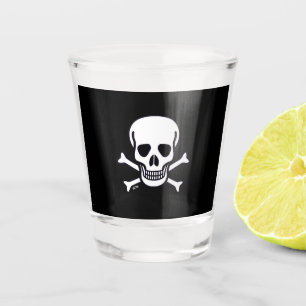 Crâne n Bones noir verre abattu