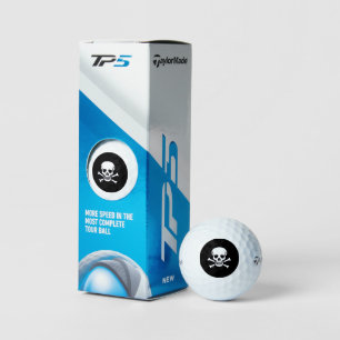 Crâne n os Black Taylor Made TP5 balles de golf