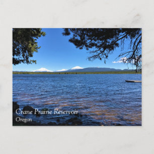 Crane Prairie Reservoir, OR Postkarte