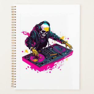 Crâne Rave � Squelette de fête EDM DJ