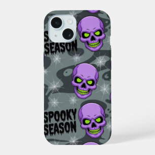 Crâne squelette éffrayant Halloween iPhone / coque