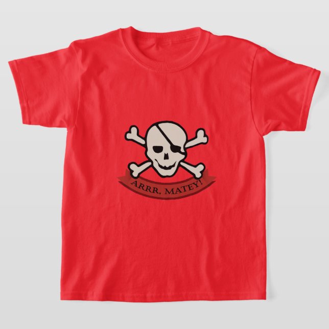 Crâne - T-shirt de base pour enfants (Poser)
