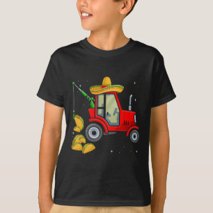 Crane Tacos Boys Cinco De Mayo Fiesta Kinder T-Shirt