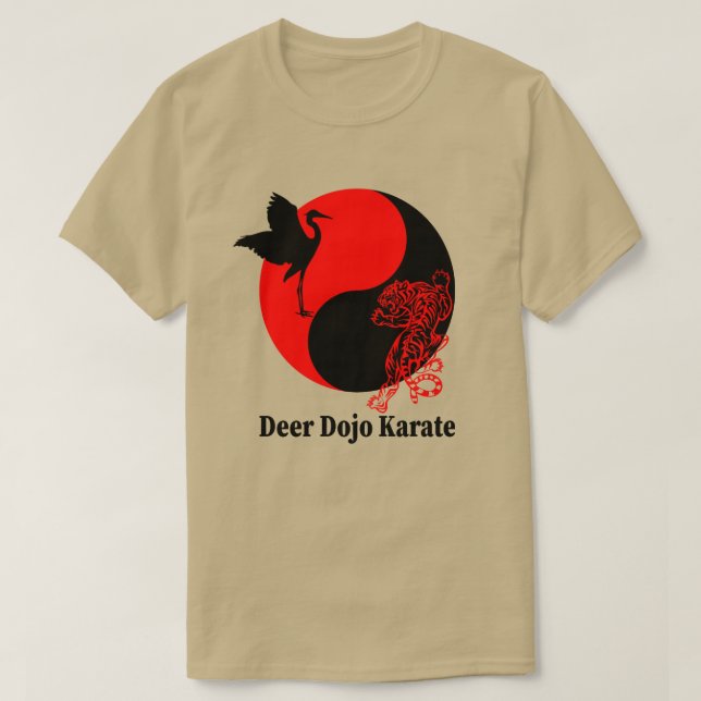 Crane Tiger - Deer Dojo T-Shirt (Design vorne)