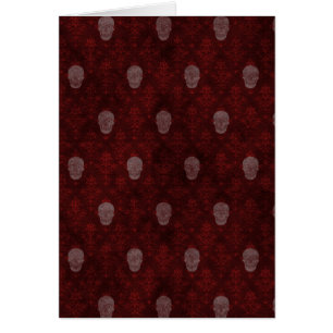 Crânes victoriens tombés Rouge