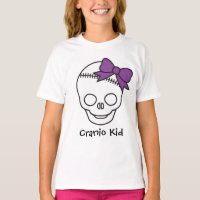 Cranio Kid Girly Skull mit Lila Bow