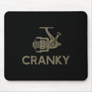 Crankbait Fishing Lure Funny Fishing Reel F Mousepad