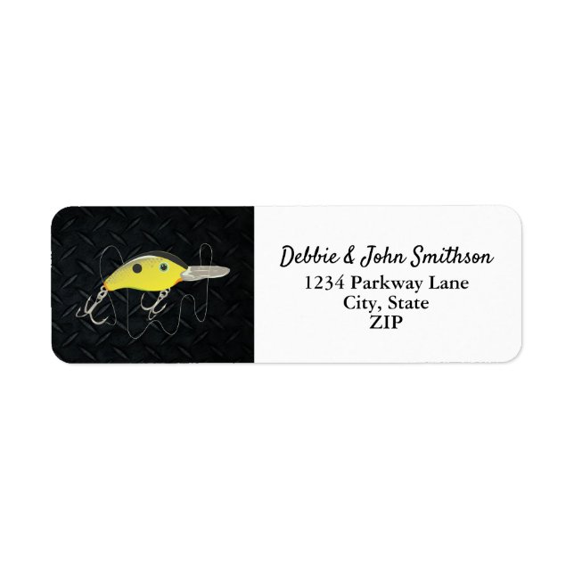 Crankbait Lure-Adresse der Charta für den Fischfan (Vorne)