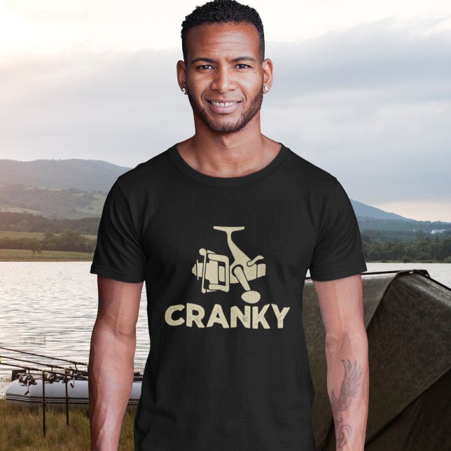 Cranky Funny Gift Ideas For Fishing Lover T-Shirt (Von Creator hochgeladen)