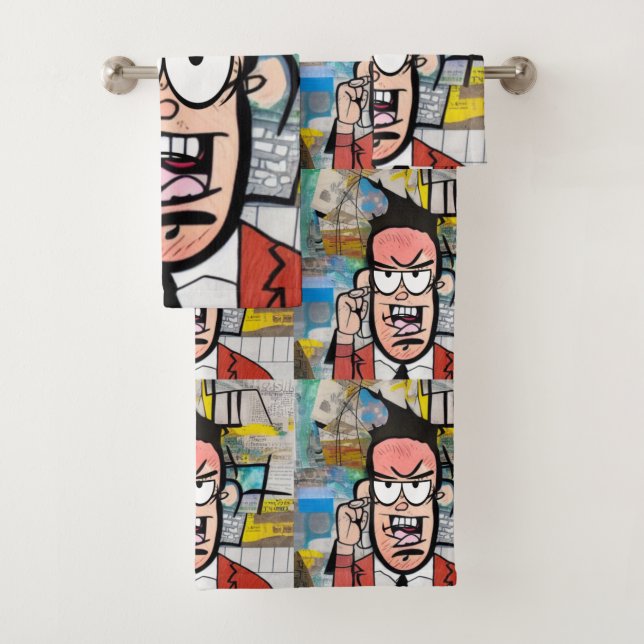 Cranky Man Badhandtuch Set (Insitu)