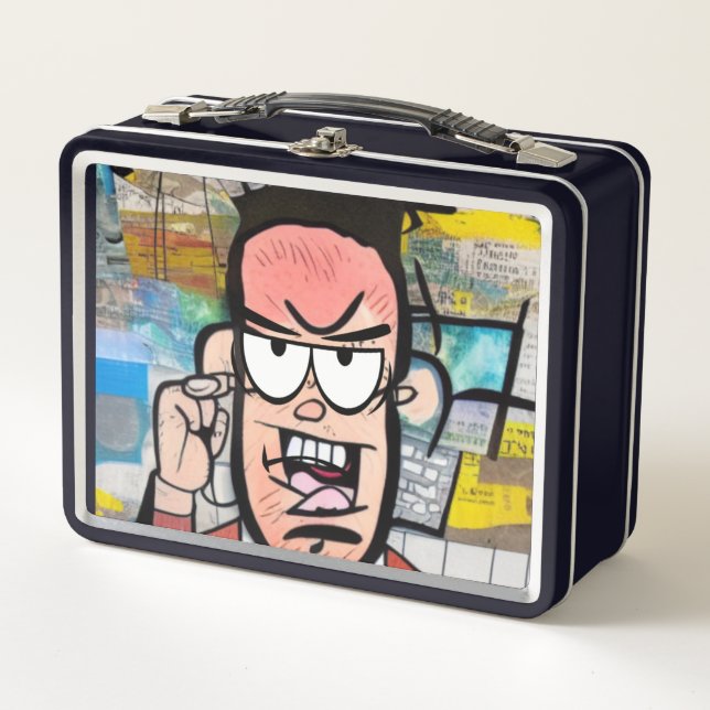 Cranky Man Metall Brotdose (Vorderseite)