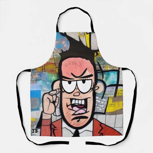 Cranky Man Schürze (Vorderseite)