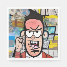 Cranky Man Serviette