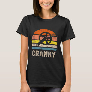 Cranky Vintag Sun Funny Bicycle Liebhaber des Rads T-Shirt