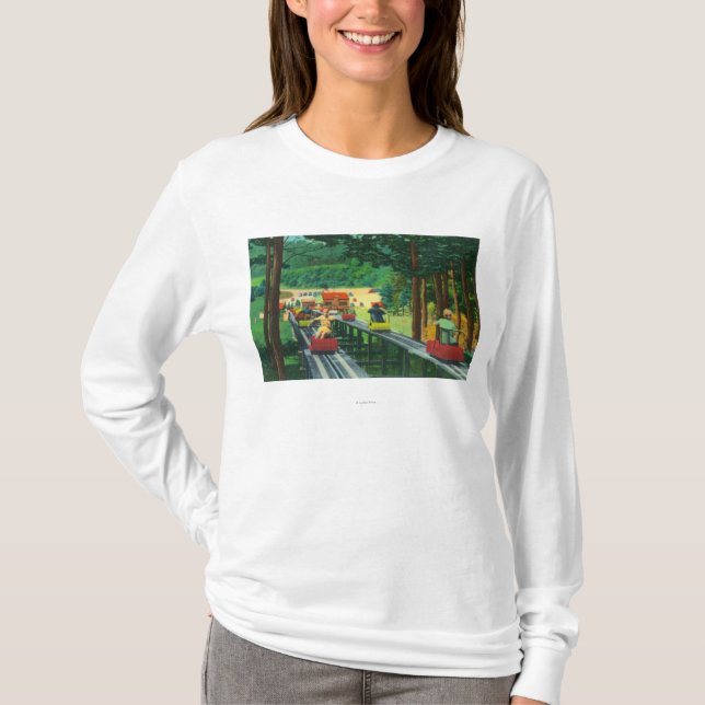 Cranmore Berg Ski-Beweglich in der Sommerzeit T-Shirt (Vorderseite)
