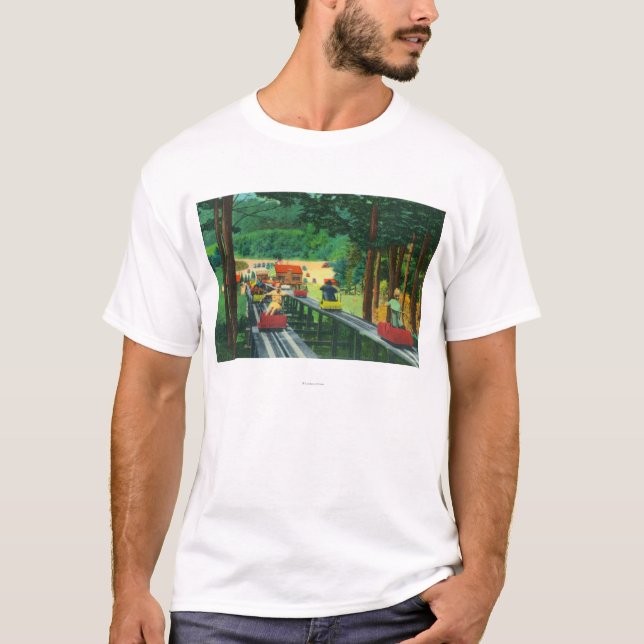 Cranmore Berg Ski-Beweglich in der Sommerzeit T-Shirt (Vorderseite)