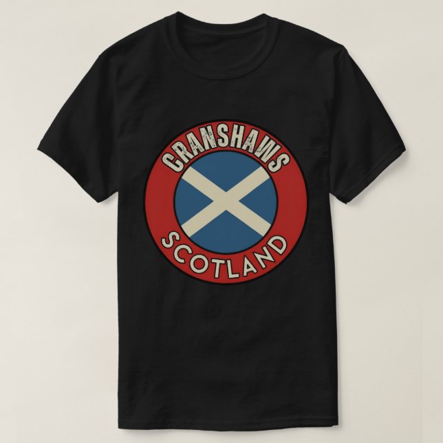 Cranshaws, Schottland T-Shirt (Design vorne)