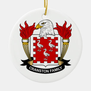 Cranston Familienwappen Keramik Ornament