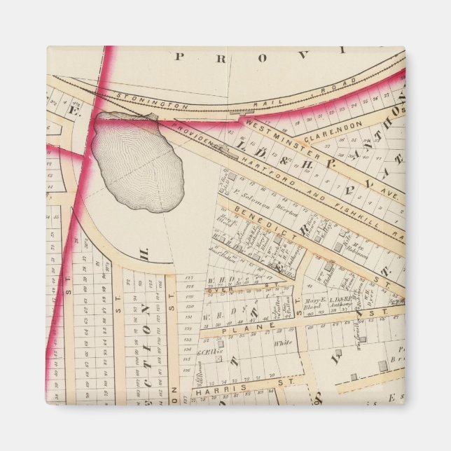 Cranston Johnston Rhode Island Magnet (Vorne)