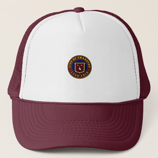 CRANSTON RHODE ISLAND TRUCKERKAPPE (Vorderseite)