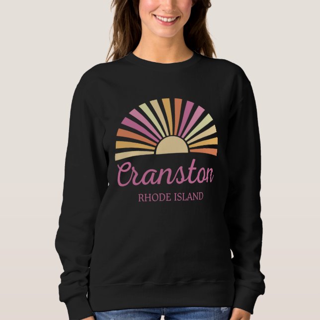 Cranston Rhode Island Vacation Trip Matching Group Sweatshirt (Vorderseite)