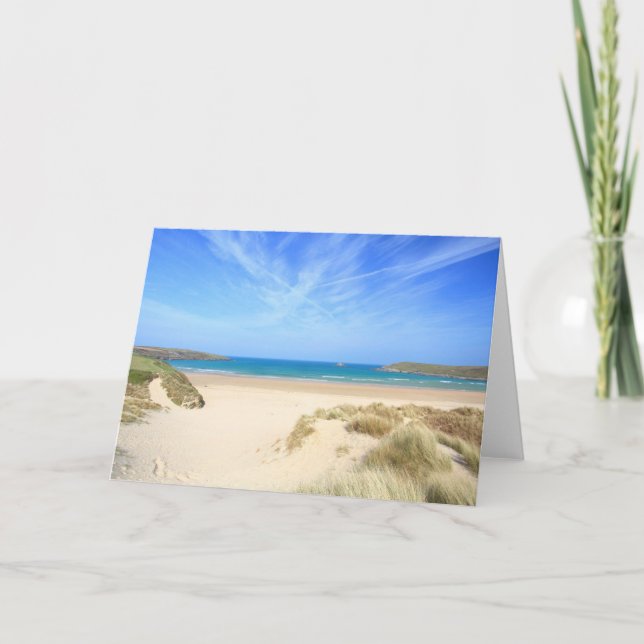 Crantock Bay Karte (Vorderseite)