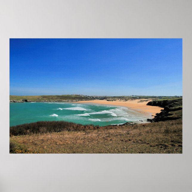 Crantock Bay Poster (Vorne)