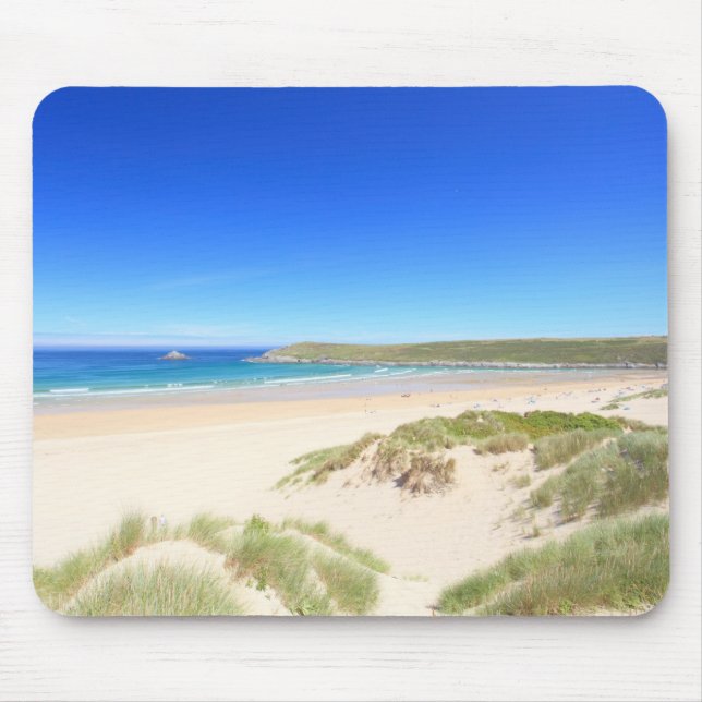 Crantock Bucht Mousepad (Vorne)