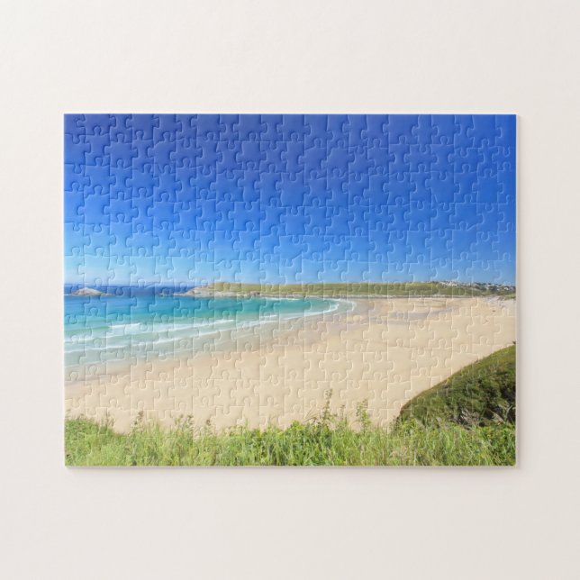 Crantock Bucht-Puzzle (Horizontal)