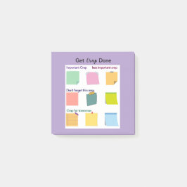 Crap Fertig farbige Sticky Notes Post-it Klebezettel