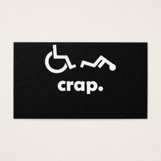 Crap Handicap Funny En Fauteuil Roulant Tee Handic