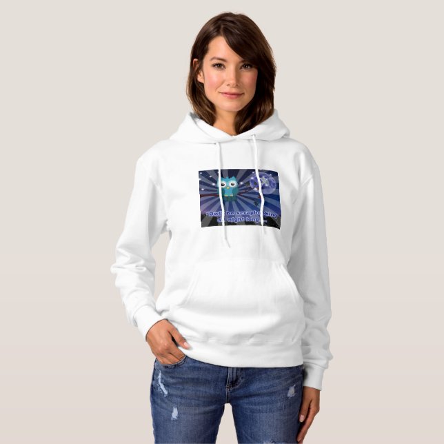 Crapbookers "Owl Be Scrapping All Night Long" Hoodie (Vorne ganz)
