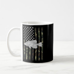 Crappie-Angler-Tarnflagge (hinten) Kaffeetasse