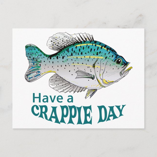 Crappie Day Postkarte (Vorderseite)