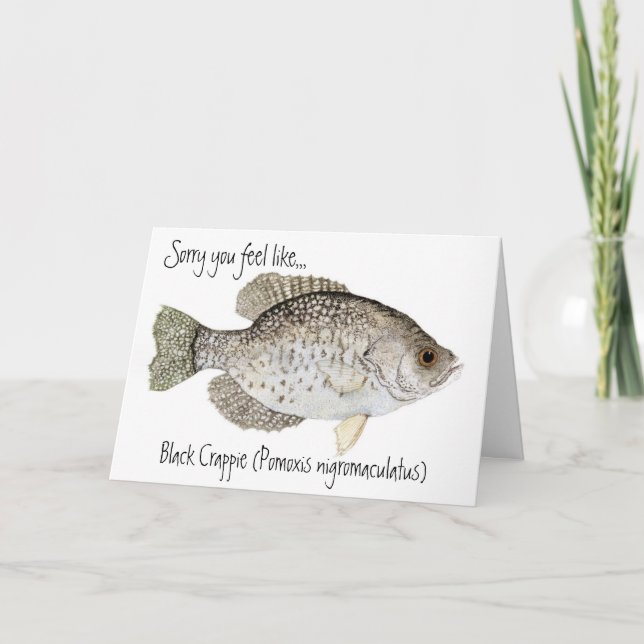 Crappie erhalten wohle Karte (Vorderseite)
