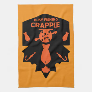 Crappie Fishing Canada Geschirrtuch