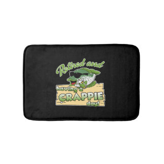 Crappie Fishing Shirt Badematte