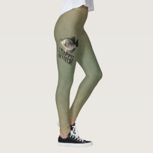 Crappie-Laune Lustiges Angeln Leggings