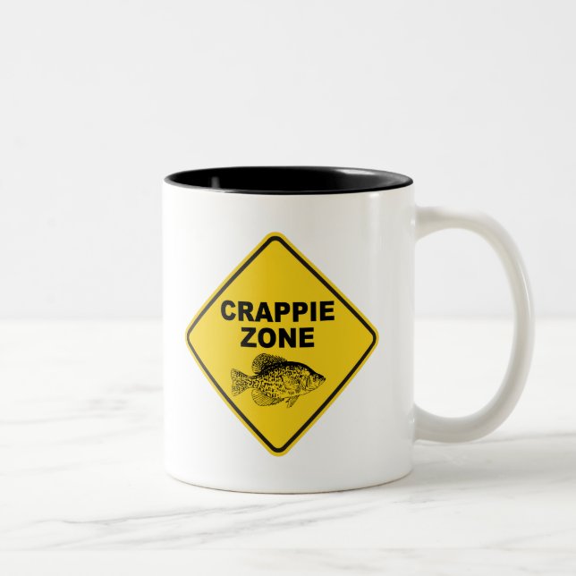 Crappie-Zone Zweifarbige Tasse (Rechts)