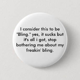 crappy Bling Button