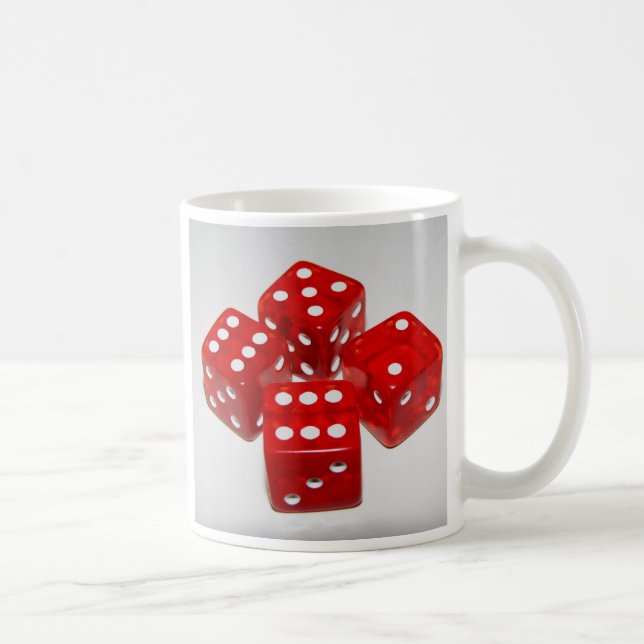 Craps Anyone Coffee Cup Kaffeetasse (Rechts)