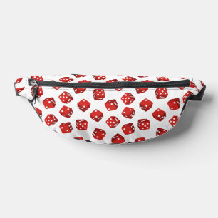 Craps Casino Red Dice Motif